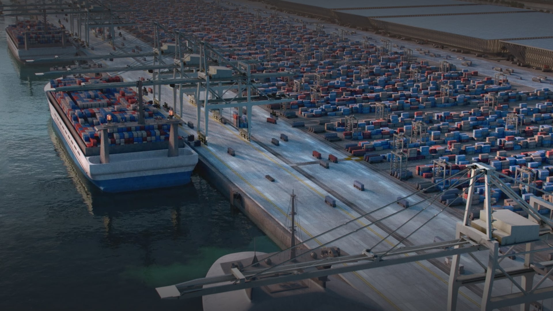 Port de NEOM à Oxagon : port de nouvelle génération avec chaîne d'approvisionnement intégrée