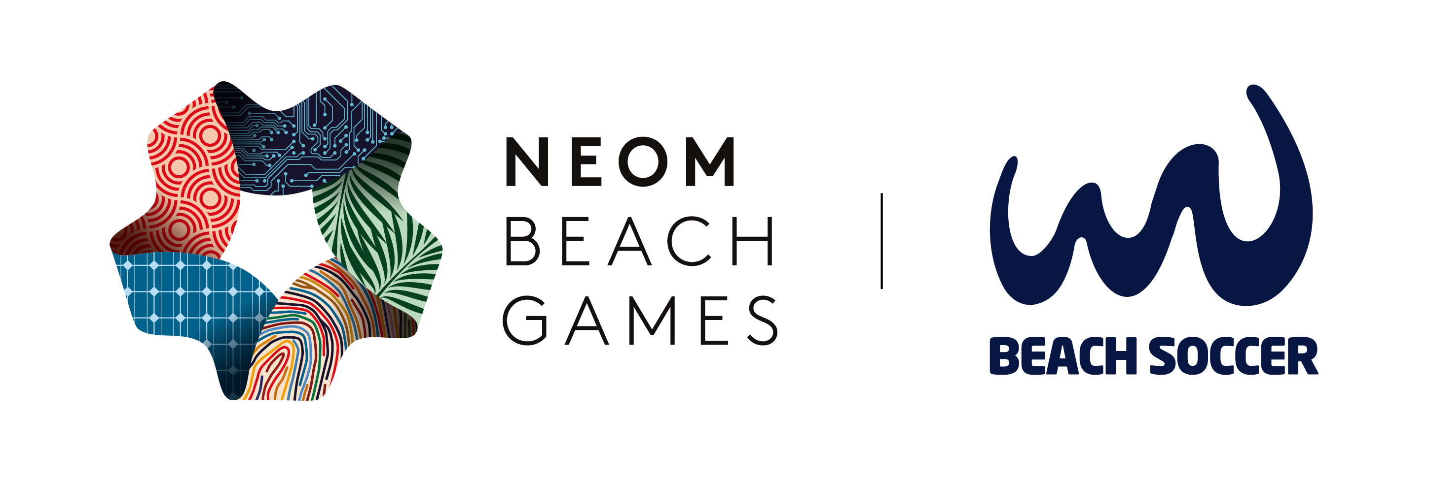 beach games including logo beach soccer