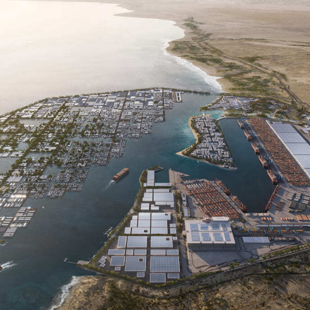 Port of NEOM in Oxagon