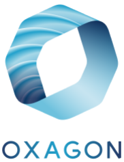 英語のオキサゴン ロゴ