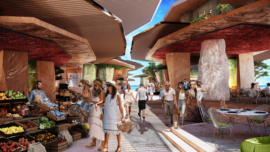 The promenade of Sindalah: A luxury public space